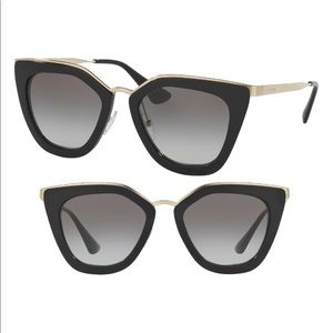 Prada 52mm Cat Eye Sunglasses